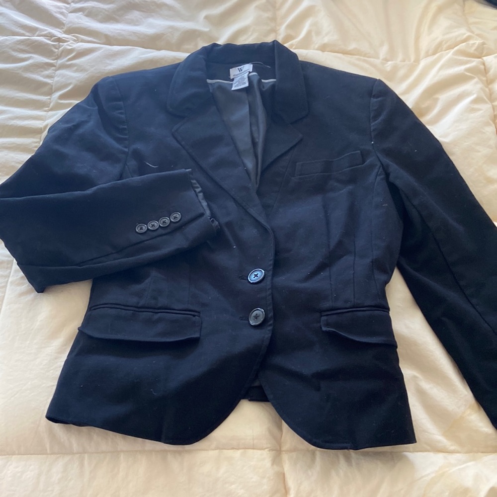 Black suit jacket